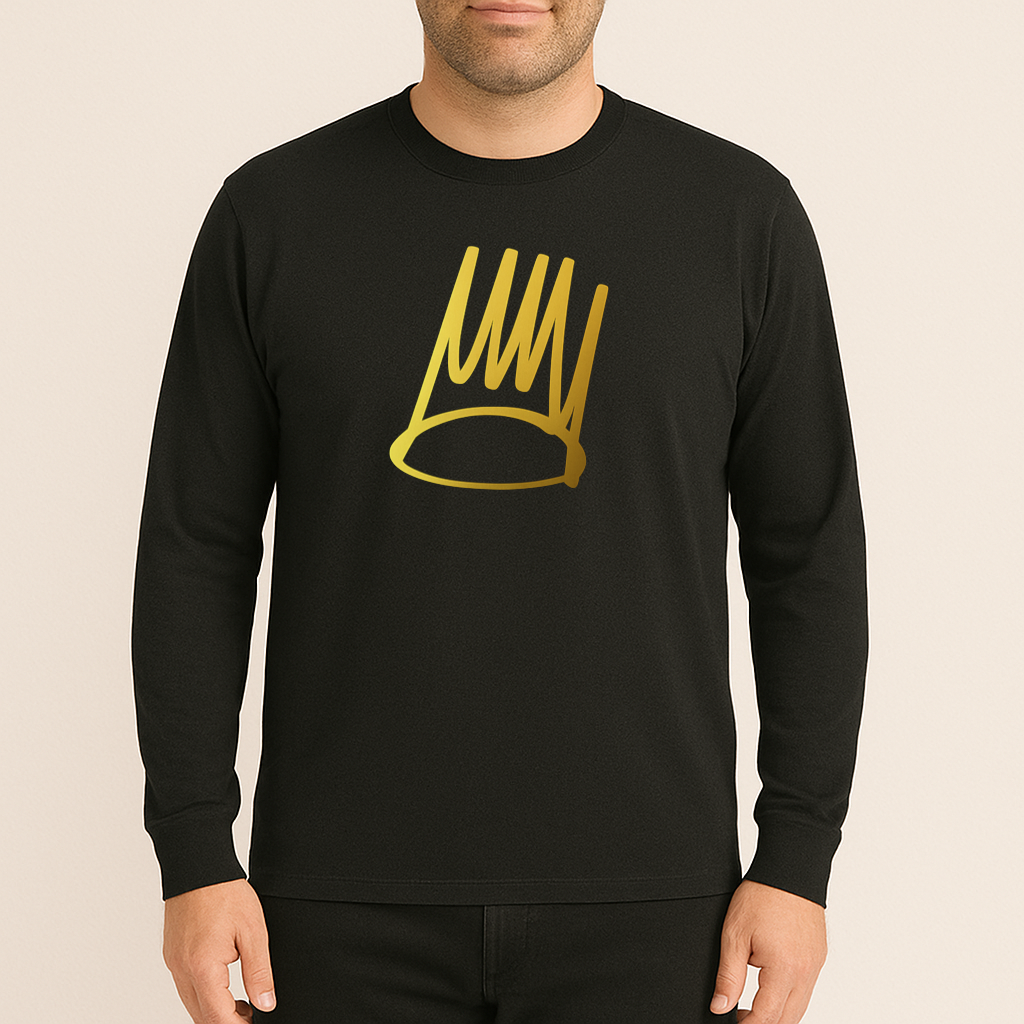 Men's J Cole "Born Sinner" Crown Long Sleeves T-Shirt