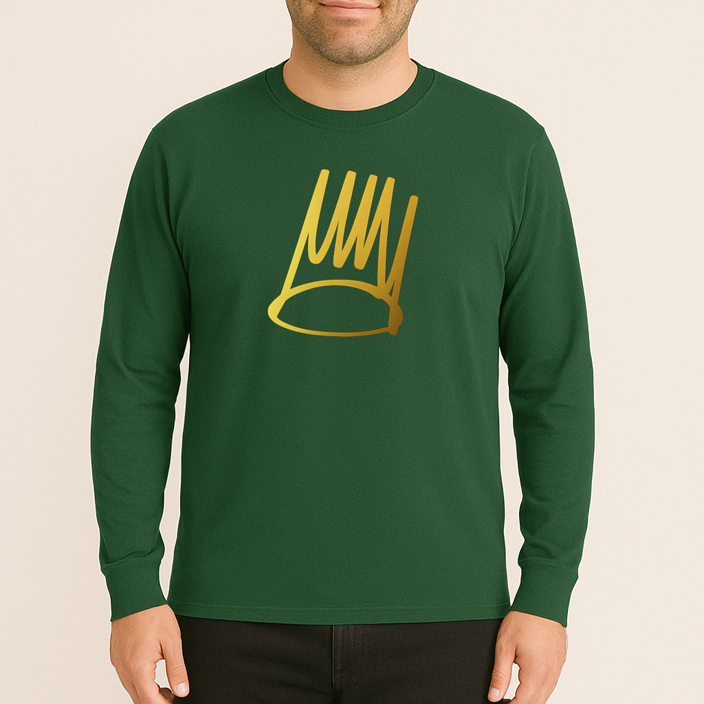 Men's J Cole "Born Sinner" Crown Long Sleeves T-Shirt