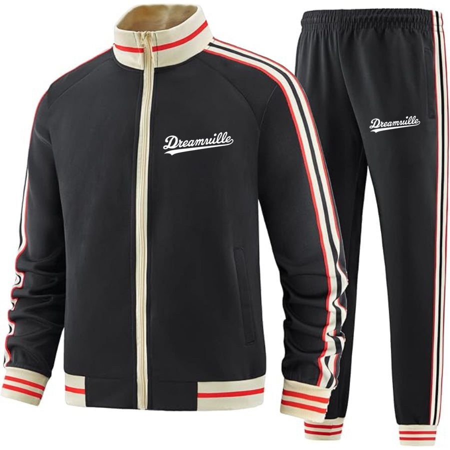 Men's Dreamville Premium Two-Piece Designer Tracksuit Zippered Front