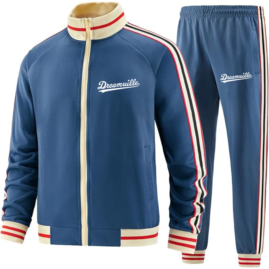 Men's Dreamville Premium Two-Piece Designer Tracksuit Zippered Front