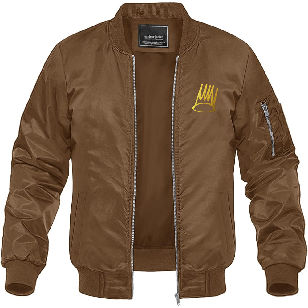 Men's J Cole "Born Sinner" Lightweight Bomber Jacket Softshell Varsity Coat