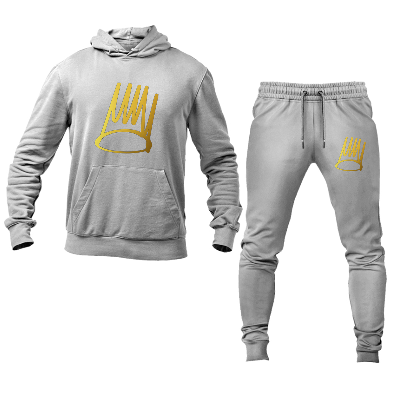 Men's J Cole "Born Sinner" Crown Hoodie Jogger Set