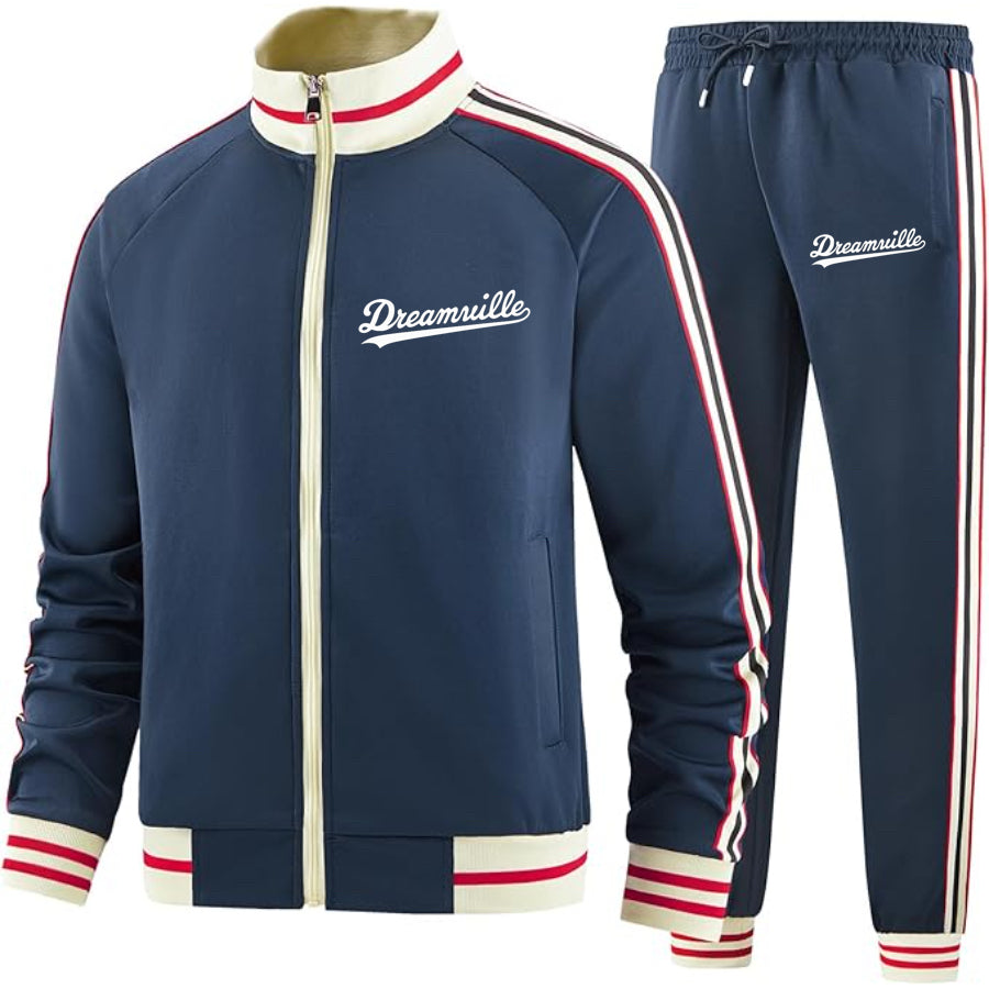 Men's Dreamville Premium Two-Piece Designer Tracksuit Zippered Front