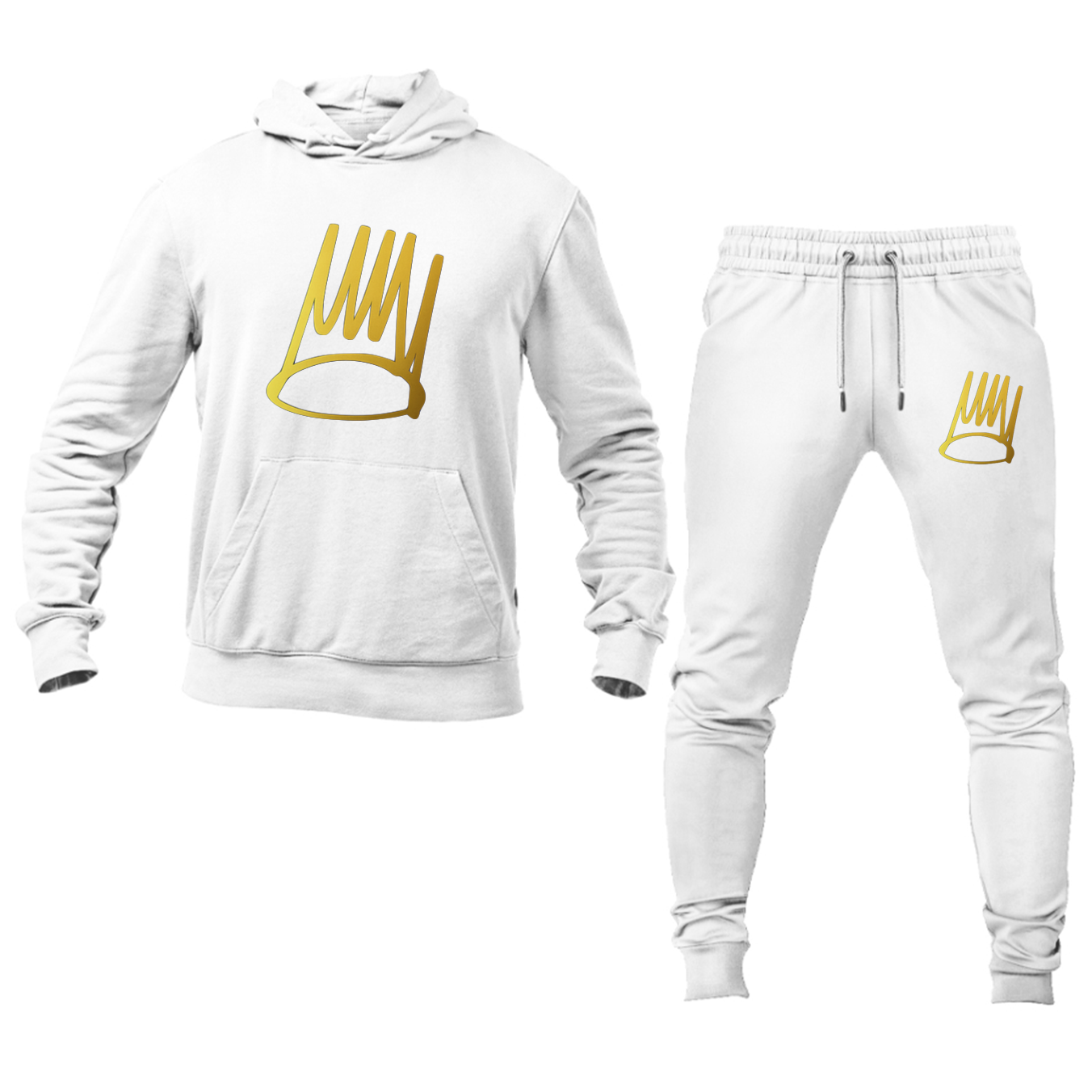 Men's J Cole "Born Sinner" Crown Hoodie Jogger Set