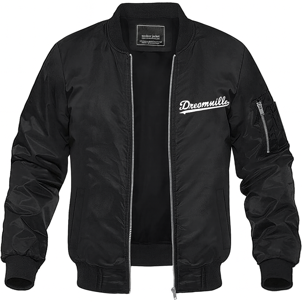 Men's Dreamville Lightweight Bomber Jacket Windbreaker Softshell Varsity Jacket Coat
