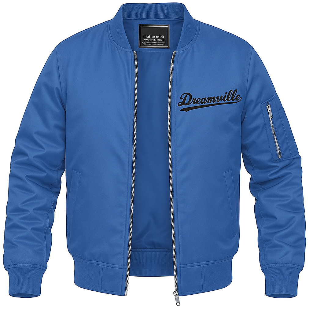 Men's Dreamville Lightweight Bomber Jacket Windbreaker Softshell Varsity Jacket Coat