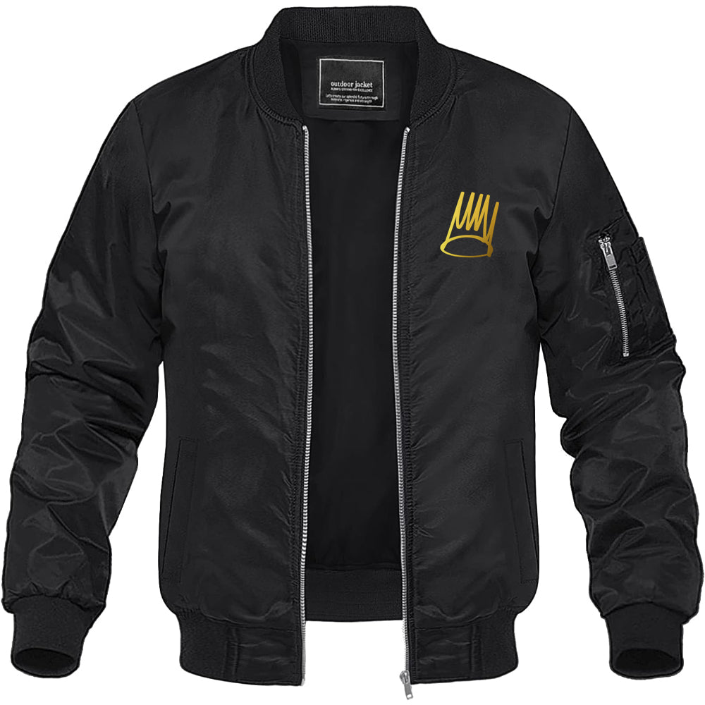 Men's J Cole "Born Sinner" Lightweight Bomber Jacket Softshell Varsity Coat