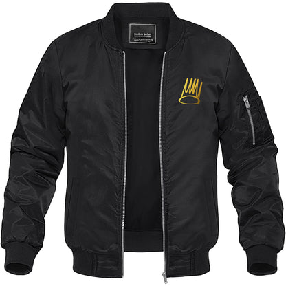 Men's J Cole "Born Sinner" Lightweight Bomber Jacket Softshell Varsity Coat