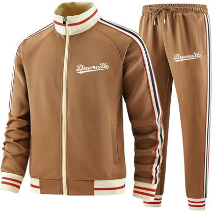 Men's Dreamville Premium Two-Piece Designer Tracksuit Zippered Front