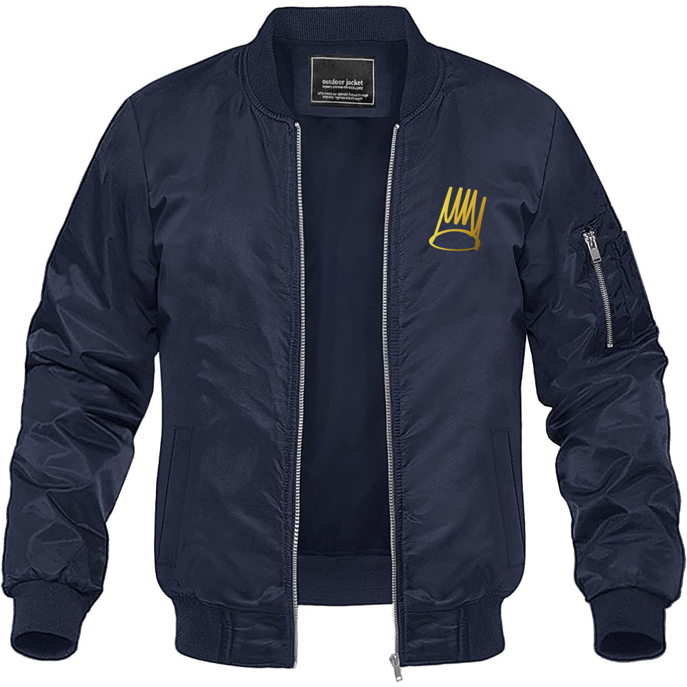 Men's J Cole "Born Sinner" Lightweight Bomber Jacket Softshell Varsity Coat