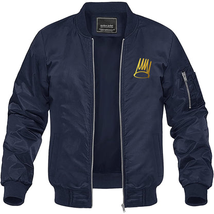 Men's J Cole "Born Sinner" Lightweight Bomber Jacket Softshell Varsity Coat