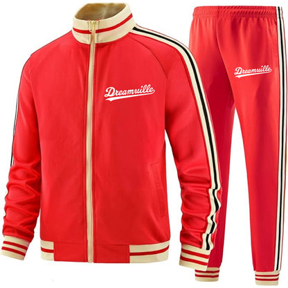 Men's Dreamville Premium Two-Piece Designer Tracksuit Zippered Front
