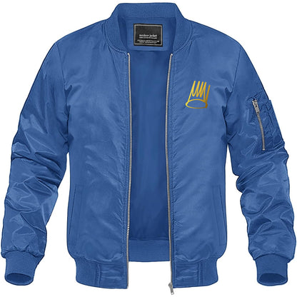 Men's J Cole "Born Sinner" Lightweight Bomber Jacket Softshell Varsity Coat
