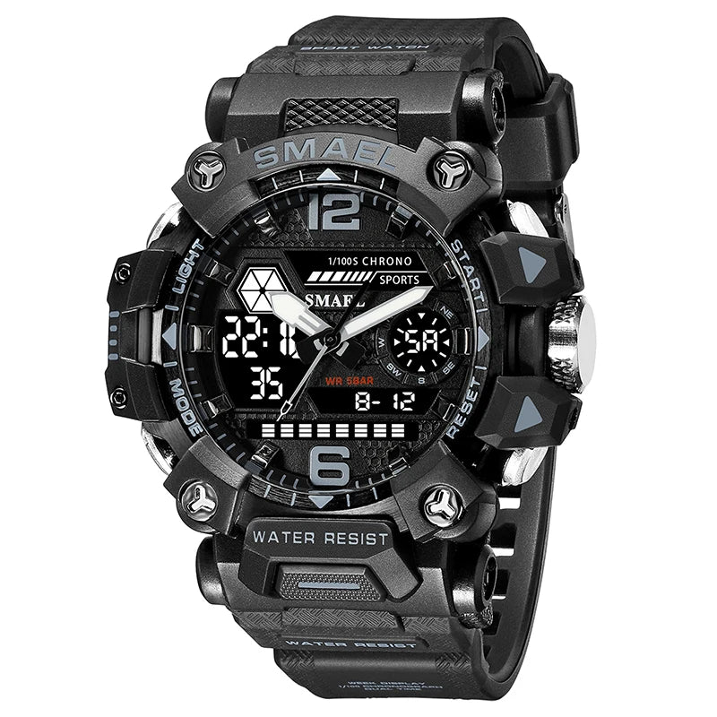 SMAEL 8072 Men's Dual Display Military Sports Watch