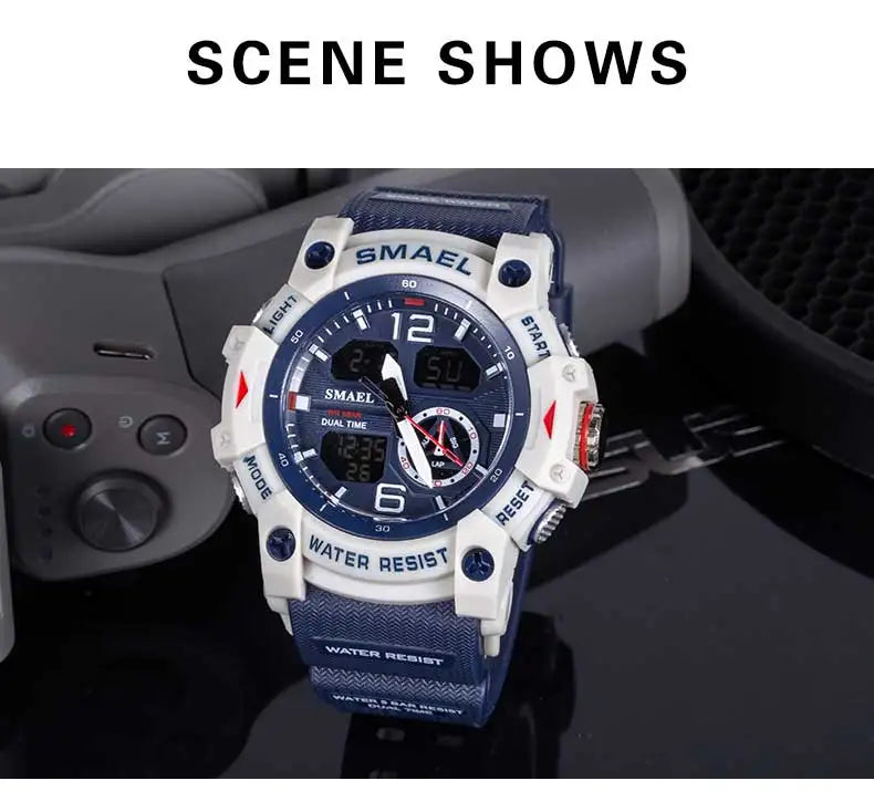 SMAEL 8007 Military Sports Waterproof Watch for Men