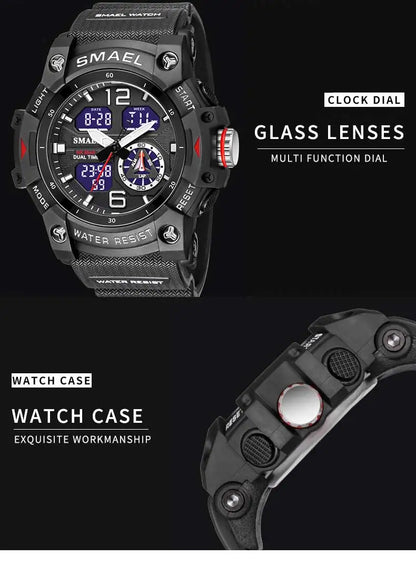 SMAEL 8007 Military Sports Waterproof Watch for Men