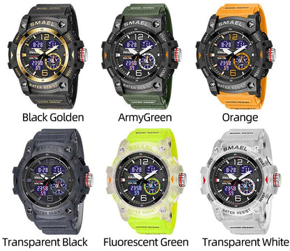 SMAEL 8007 Military Sports Waterproof Watch for Men