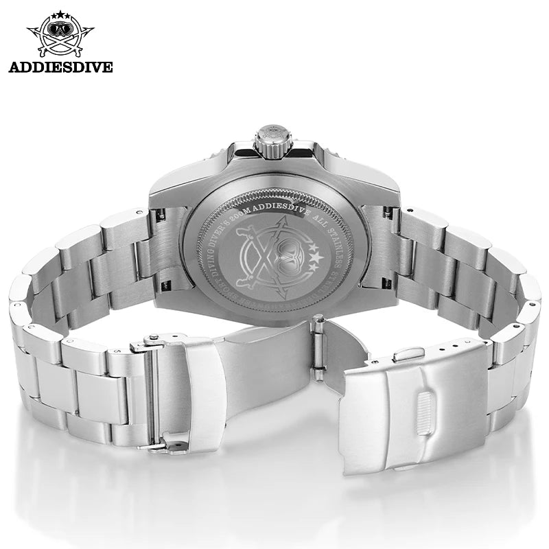 ADDIESDIVE 2022 Luxury Men's 200M Diver Quartz Watch