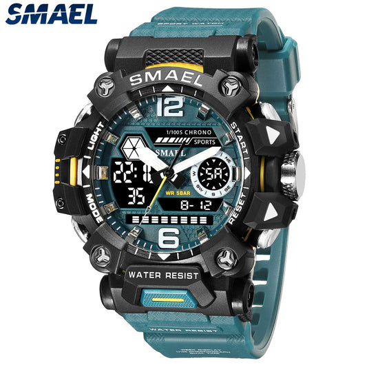 SMAEL 8072 Men's Dual Display Military Sports Watch