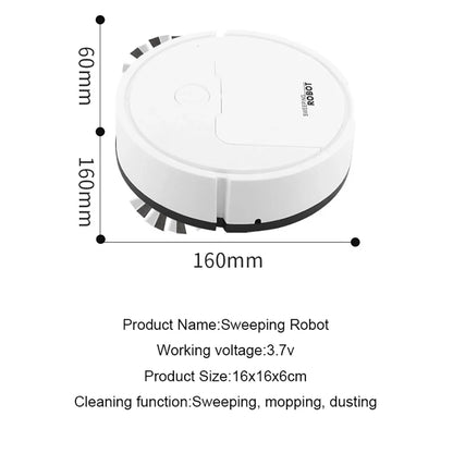 Fully Automatic Sweeping Robot Suction And Sweeping Mop Household Lazy Person Intelligent Three In One Sweeping Machine