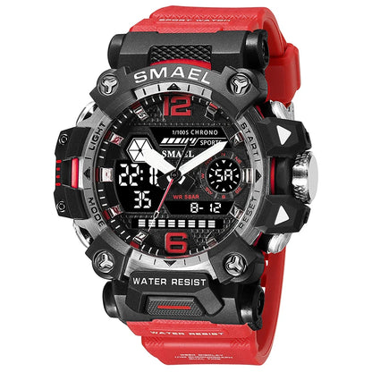 SMAEL 8072 Men's Dual Display Military Sports Watch