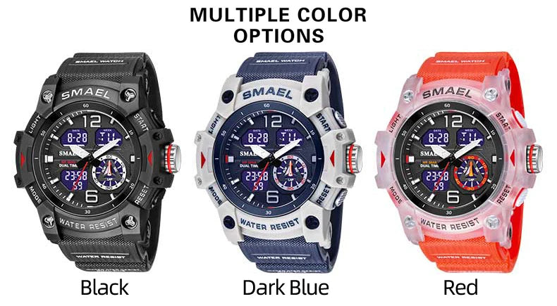 SMAEL 8007 Military Sports Waterproof Watch for Men