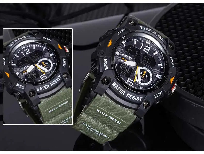 SMAEL 8007 Military Sports Waterproof Watch for Men