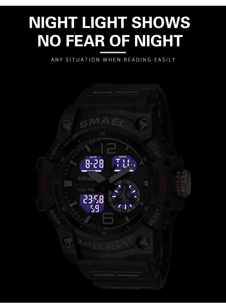 SMAEL 8007 Military Sports Waterproof Watch for Men