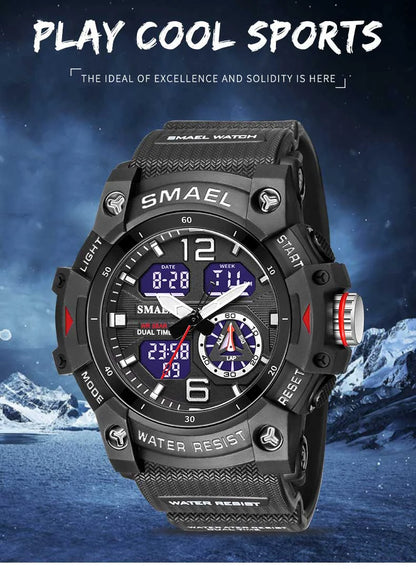 SMAEL 8007 Military Sports Waterproof Watch for Men