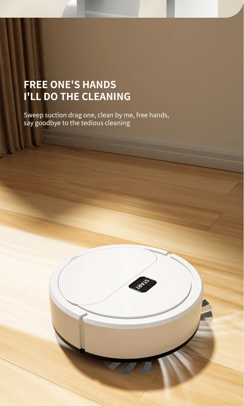 Fully Automatic Sweeping Robot Sweep Vacuum Cleaner Mopping The Floor Mini Cleaner Home Use Lazybones Intelligent 3 In1 Sweeper