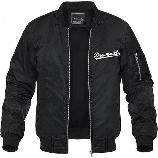 Men's Dreamville Lightweight Bomber Jacket Windbreaker Softshell Varsity Jacket Coat
