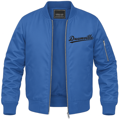 Men's Dreamville Lightweight Bomber Jacket Windbreaker Softshell Varsity Jacket Coat